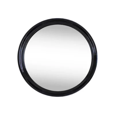 Oglinda Family, Moderna Cu Rama Subtire, 80x3.5x80 cm, Alb/Negru/Argintiu/Auriu