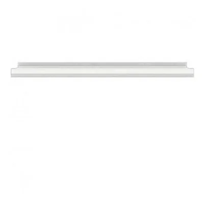Polita White 160, design minimalist, PAL melaminat rezistent, perfecta pentru rafturi suspendate, 160 cm, frasin alb/pin argintiu