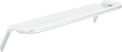 Raft canelat de baie, alb, 43.6 cm, montaj suspendat, Deante Silia