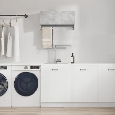 vidaXL Sifonier, gri beton, 70x32,5x35 cm, PAL