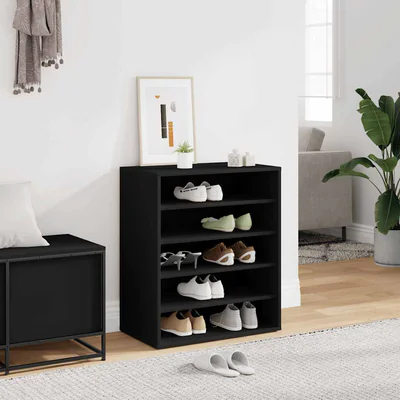 vidaXL Pantofar, negru, 60x35x70 cm, PAL