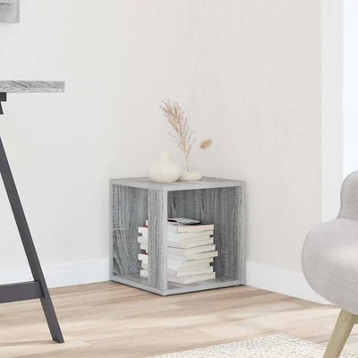 vidaXL Masuta laterala, sonoma gri, 33x33x34,5 cm, lemn prelucrat