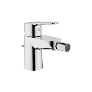 Baterie bideu monocomanda Grohe Bau Edge cu set de scurgere cu tija