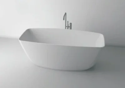 Cada Cast Marble Monza freestanding 156x70x58 cm fara preaplin, finisaj lucios