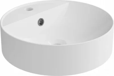 Lavoar rotund Cast Marble Cara Round Ø 40 x H12.1 cm cu preaplin