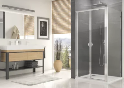 Cabina dus cu usa pliabila culisanta Ocelia OCEK 80x80xH190 cm