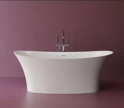 Cada Cast Marble Syros 170x79xH64 cu preaplin si ventil click-clack