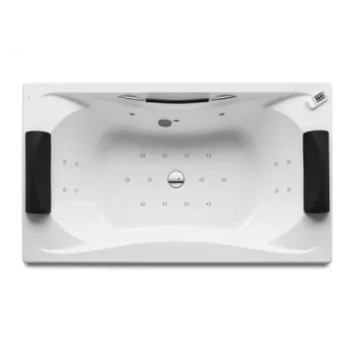 Cada cu sistem hidromasaj Roca BeCool Total 190x110 cm alb