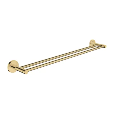 Suport prosop dublu Grohe Essentials 60 cm auriu lucios Cool Sunrise