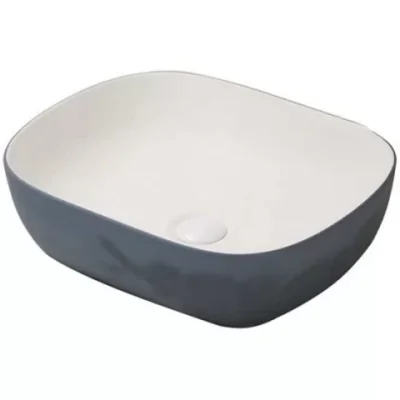 Lavoar baie pe blat, gri Fluminia Indus Grey 49x40 cm