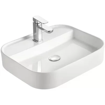 Lavoar baie pe blat, oval Fluminia Juno 55x45 cm