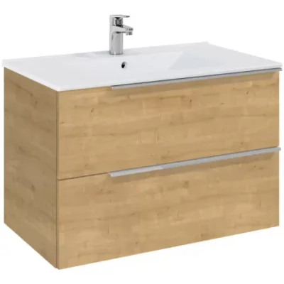 Set mobilier baie Roca Elegant Plus 80x46xH55 cm, bej