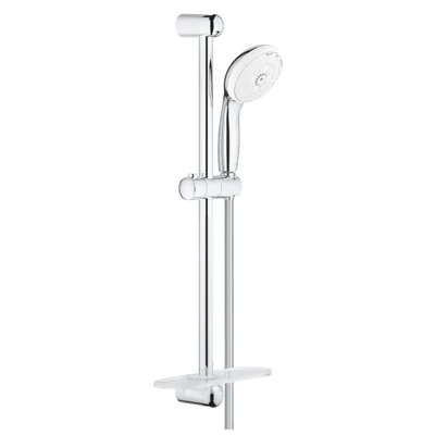 Set de dus Grohe Tempesta 100, 3 jeturi, etajera, 600 mm, crom - 27927001