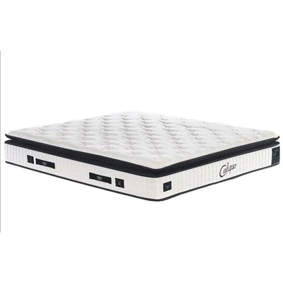 Saltea Calipso, Arcuri Bonnel, Spuma HD, 180x200 cm, Negru