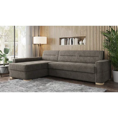 Coltar Bernarda Extensibil, 325/185 cm, Functie de Dormit, Tetiere Reglabile