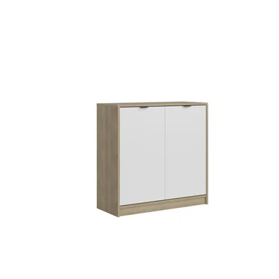 Comoda NEPON KOM2D, Dulap cu 2 Usi, Design Compact 80 cm