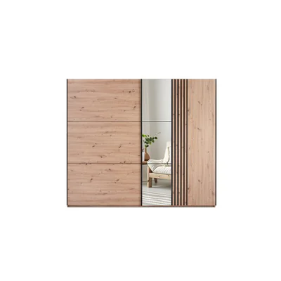 Dulap Sintra Spatios, PAL Laminat, 250x215x65 cm, Stejar Artizanal