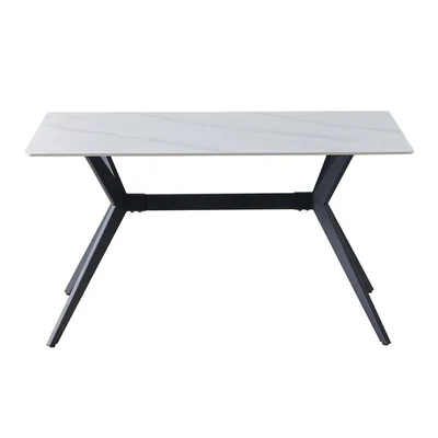 Masa fixa Loly Snow White 160x90x75cm alba