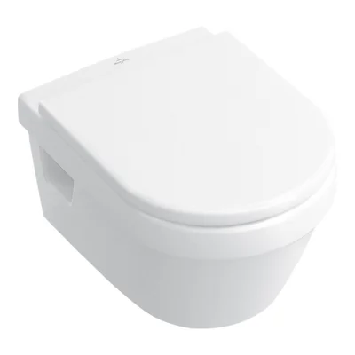 Vas wc suspendat rimless cu capac soft close, rotund, Villeroy Boch Architectura