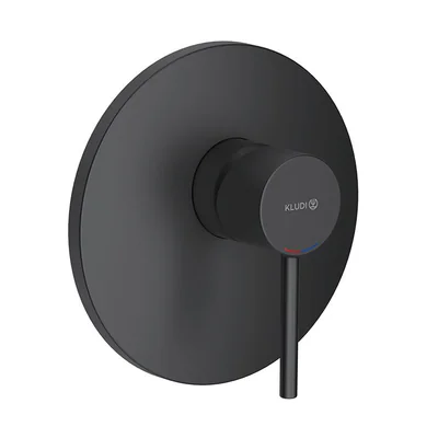 Baterie dus incastrata Kludi Bozz pentru corp ingropat negru mat