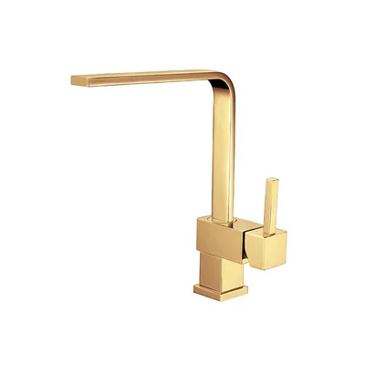 Baterie chiuveta bucatarie bronz lucios Alveus Laguna