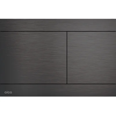 Clapeta actionare rezervor wc, otel inoxidabil gun metal mat periat Alcadrain FUN-GM-B