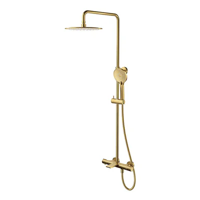 Coloana de dus cu termostat, auriu periat, Cersanit Virgo