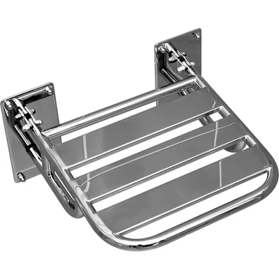 Scaun pliabil dus pentru persoane cu dizabilitati Cersanit Etiuda, crom