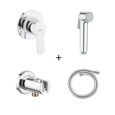 Set dus igienic incastrat culoare crom Grohe Trigger Spray