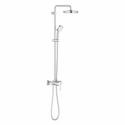 Coloana de dus crom cu baterie monocomanda Grohe Tempesta Cosmopolitan 210