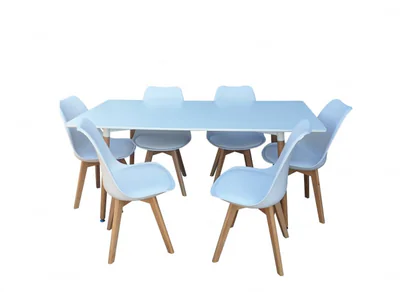 Set masa cu 6 scaune HB01 Mare 160 cm