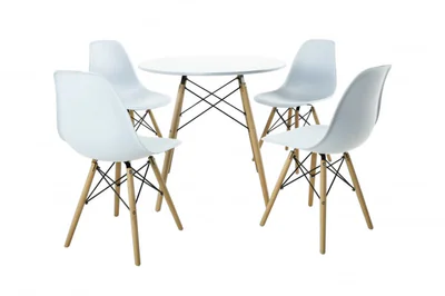 Set masa DA151W cu 4 scaune DA232W