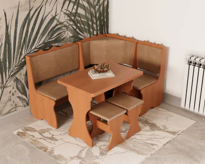 Set bucatarie Siria cu masa extensibila si 2 tabureti Cires