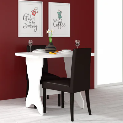 masa bucatarie kc 2 ua alb 90x60x73 cm