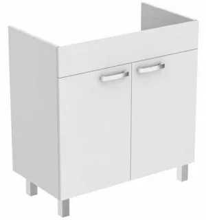 Baza lavoar pe pardoseala Ideal Standard Tempo 80 cm, alb lucios