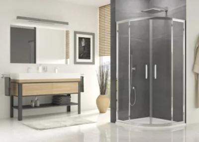 Cabina dus semirotunda SanSwiss Ocelia OCER 90x90xH190 cm