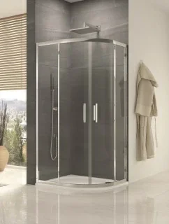 Cabina dus semirotunda SanSwiss Ocelia OCER 80x80xH190 cm