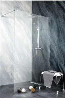 PROMO cabina dus Walk-In Sanotechnik Sanoflex Freedom II, 90 x H195 cm