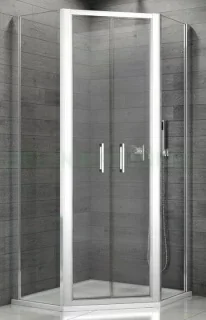 Cabina dus pentagonala SanSwiss Top-Line 80x80x190 cm