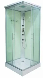 Cabina de dus completa Sanotechnik Quickline Twist hidromasaj 80x80xH210 cm