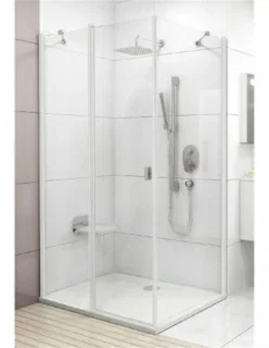 Cabina dus Ravak Chrome CRV2+CPS, 100x80xH195 cm, profil alb