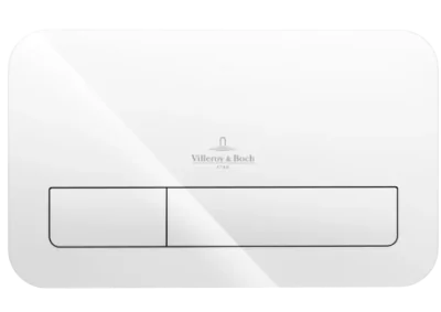 Clapeta rezervor Villeroy&Boch ViConnect sticla, culoare alb