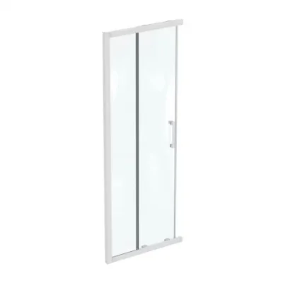 Usa cabina de dus culisanta Ideal Standard Connect 2 80x80 cm profil alb mat