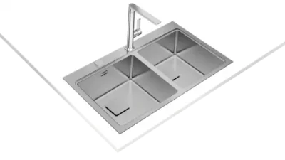 Chiuveta bucatarie Teka Premium Zenit RS15 2B 86 cu 2 cuve, 860x520cm, inox