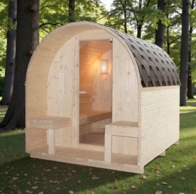 ISLAND XL - Sauna Finalndeza pentru exterior, 189 x 220 x 191.5cm