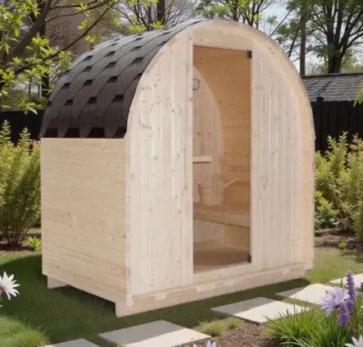 ISLAND L - Sauna Finalndeza pentru exterior, 189 x 120 x 200cm