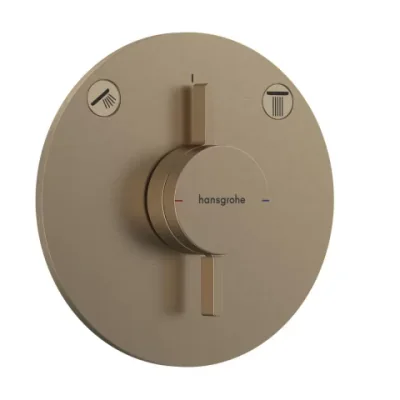 Hansgrohe DuoTurn S - Baterie incastrata pentru 2 consumatori, bronz periat