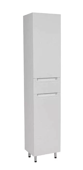 Dulap baie pe pardoseala 40 cm, model Omega, alb lucios