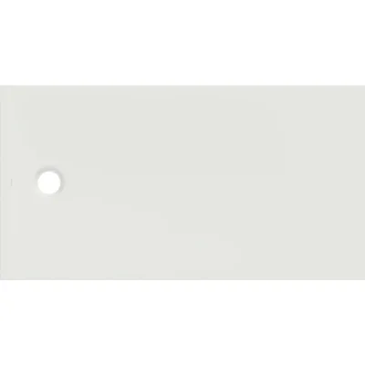 Cadita de dus Geberit CleanFloor30, 150x80x3.5 cm, alba mat