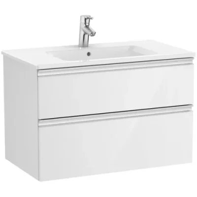 Set mobilier baie Roca The Gap 80x46xH54 cm, alb